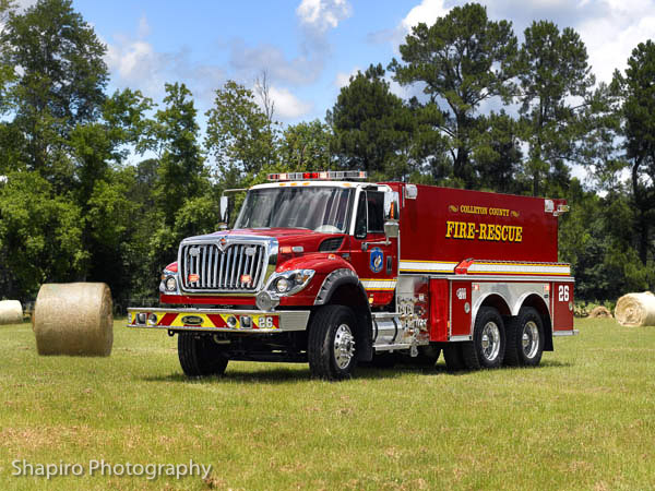 Colleton County Fire Rescue Department fire trucks apparatus E-ONE 3,000 gallon tanker shapirophotography.net